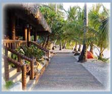 Saud Beach Resort and Hotel hallway